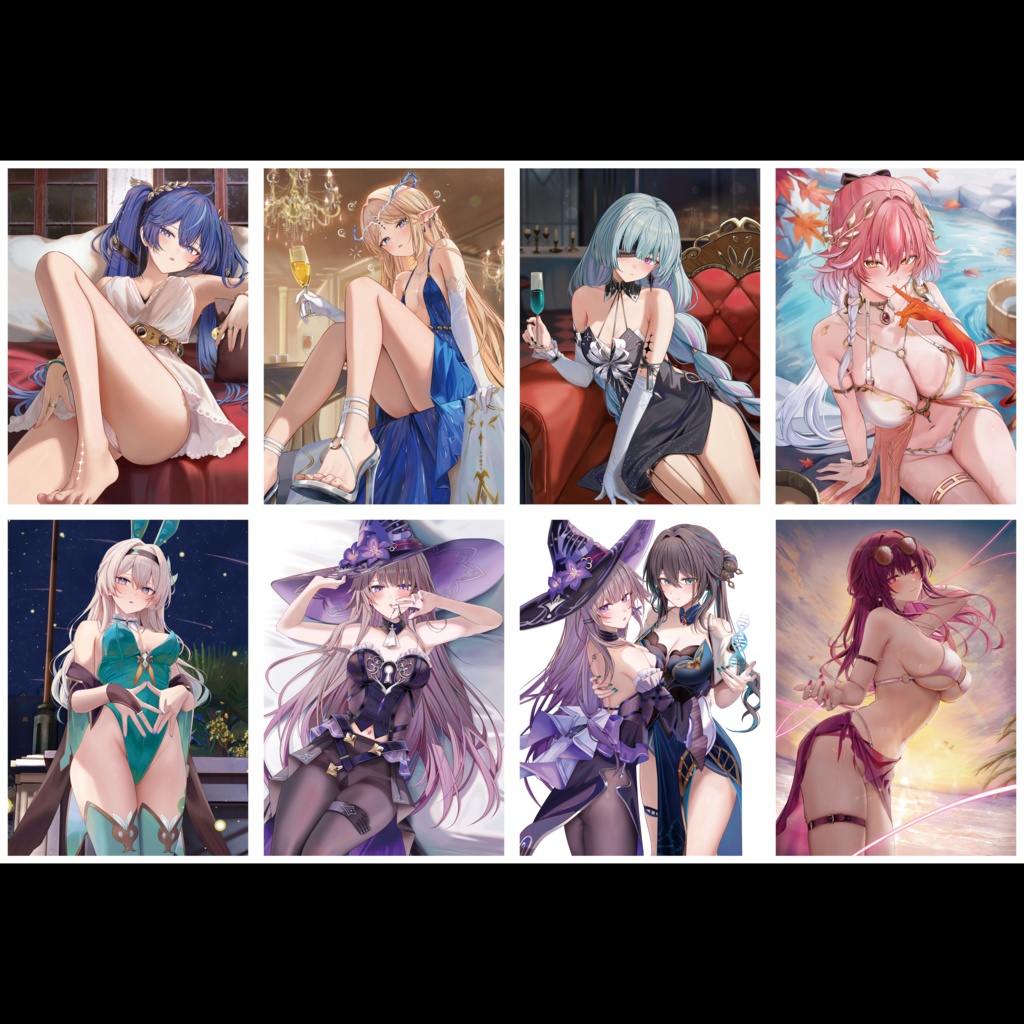 【2026年1月発送分】【儒宅】鳴潮/崩壊:スターレイル 同人カードスリーブ 全8種類