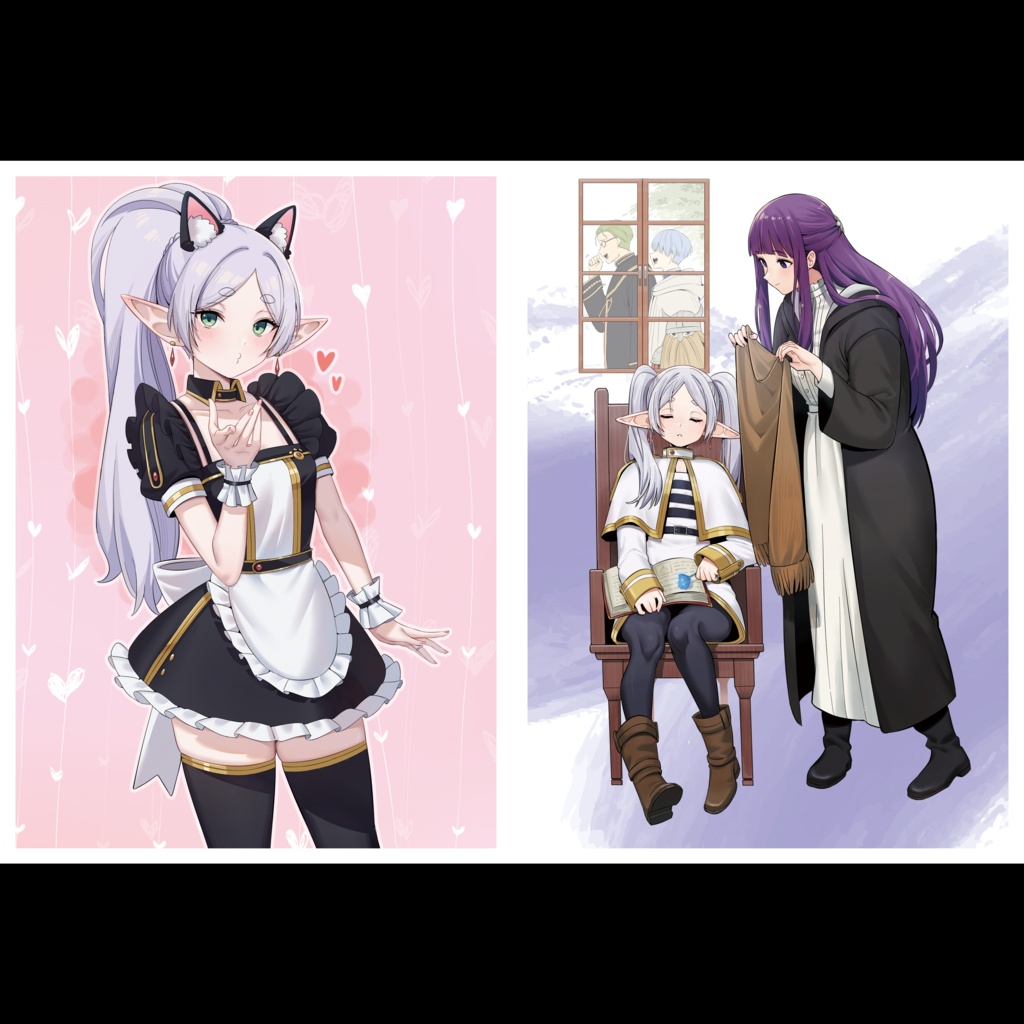 【2026年1月発送分】【白巾】葬送のフリーレン同人カードスリーブ 全2種類