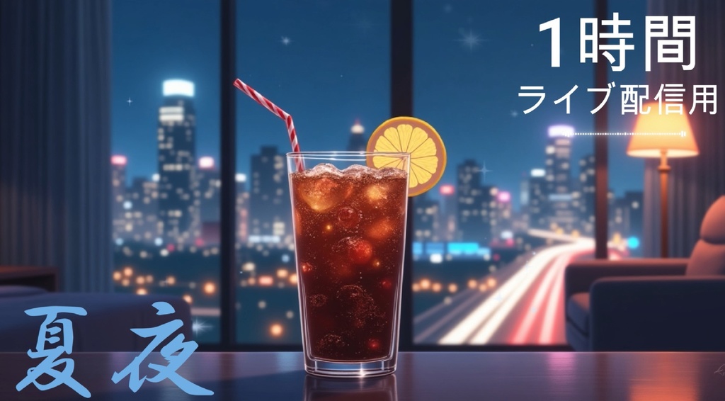 フリーBGM　【夏夜】
