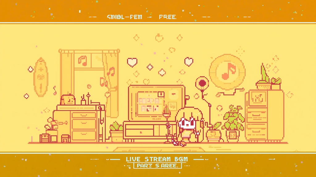 【6曲セット】配信用ピコピコBGM Vol.03「黄色」