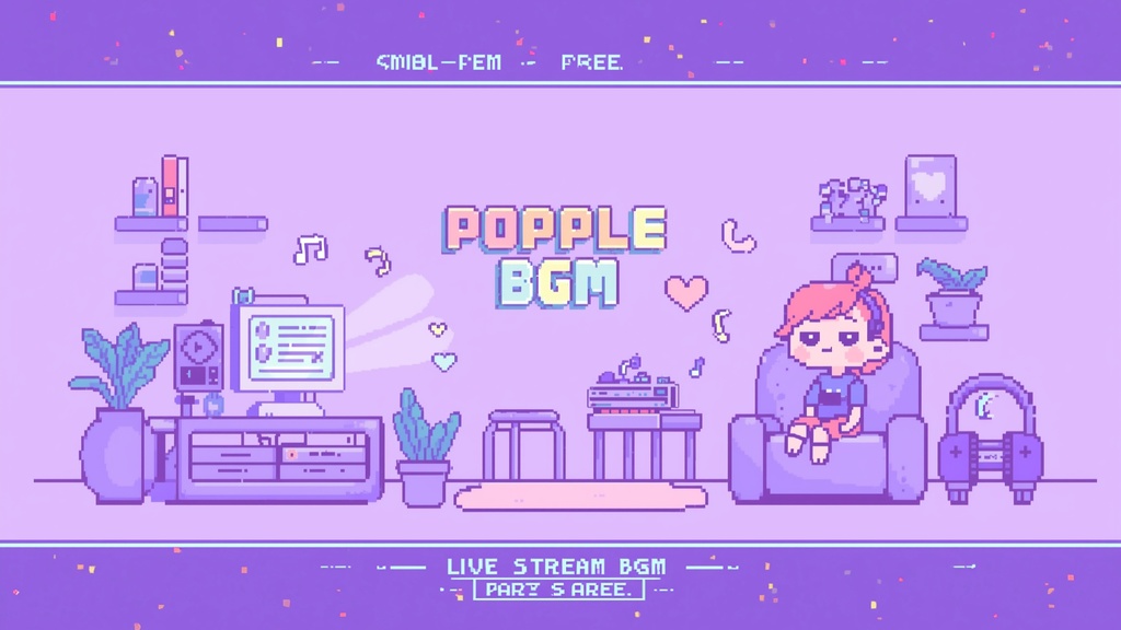 【6曲セット】配信用ピコピコBGM Vol.05「ライラック」