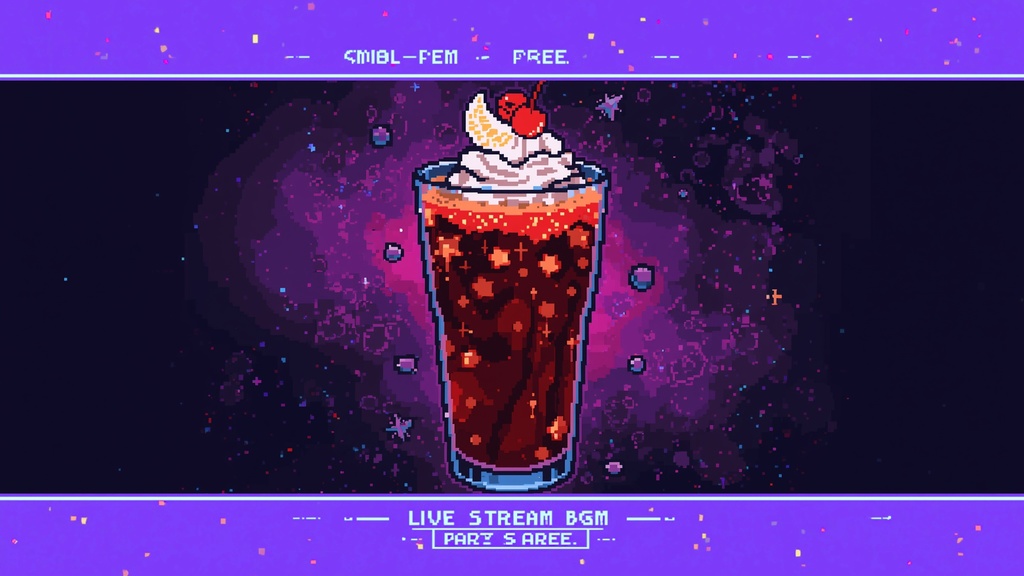 【個人配信者向け】雑談を邪魔しないポピポピ電子音BGM Vol.17〈ライト版6曲〉|商用利用OK|「スペースコーラ」