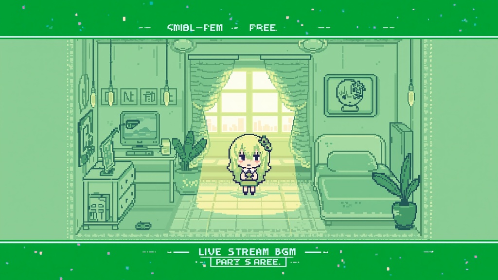 【個人配信者向け】雑談を邪魔しないポピポピ電子音BGM Vol.18「GREEN Room」