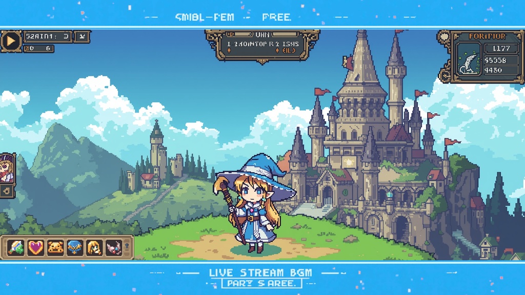 【個人配信者向け】雑談を邪魔しないポピポピ電子音BGM Vol.19「アリス」