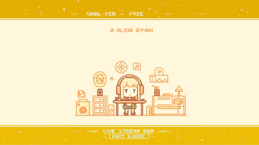 【個人配信者向け】雑談を邪魔しないポピポピ電子音BGM Vol.21「Yellow Morning」