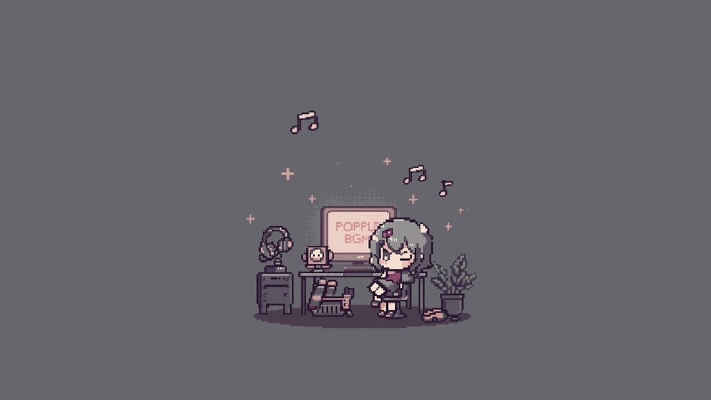 待機画面がプロっぽく整うループポピポピ電子音BGM Vol.5「POWER BGM」