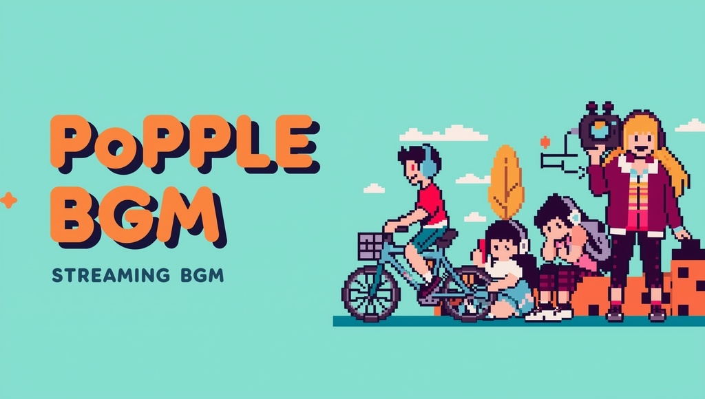 【個人配信者向け】雑談を邪魔しないポピポピ電子音BGM Vol.27「春×ファミコン“風” BGM」