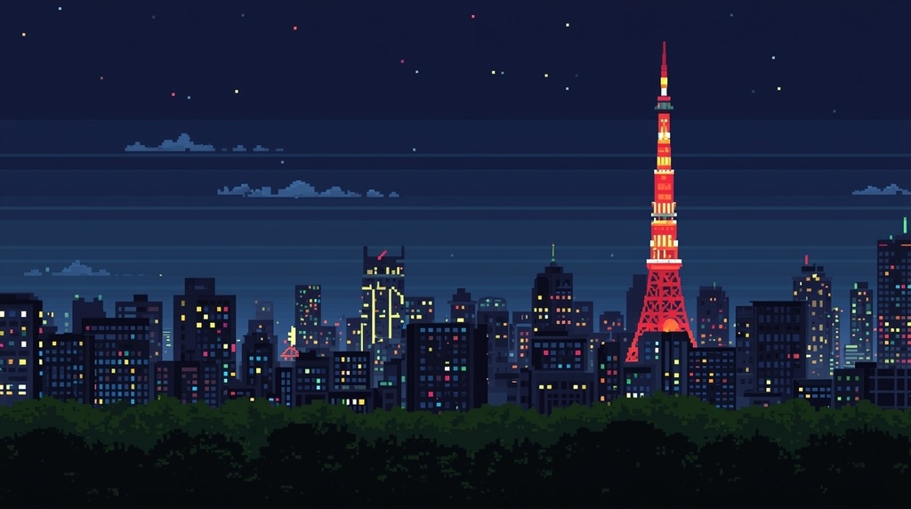 【個人配信者向け】雑談を邪魔しないポピポピ電子音BGM Vol.46「東京タワーチップチューン」