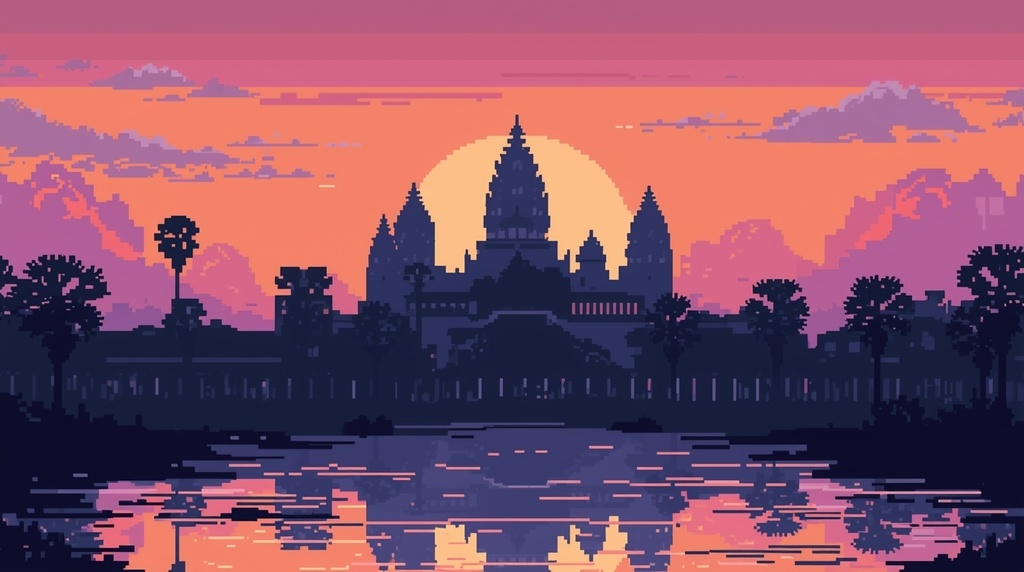 【個人配信者向け】雑談を邪魔しないポピポピ電子音BGM Vol.50「アンコールワット」