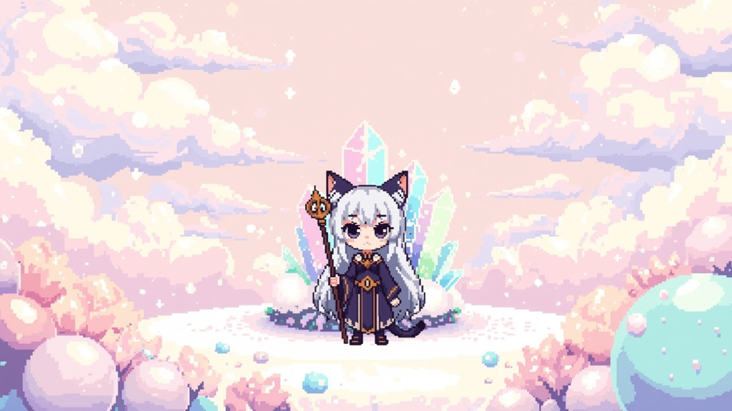 【個人配信者向け】雑談を邪魔しないポピポピ電子音BGM Vol.54「ファンタジー」