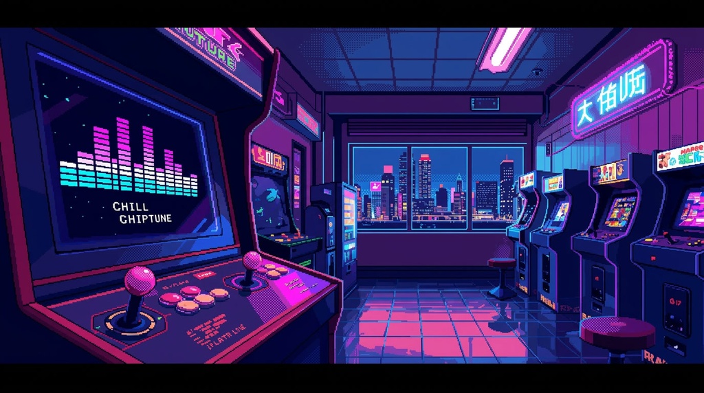 【個人配信者向け】雑談を邪魔しないポピポピ電子音BGM Vol.59「ゲーセン」