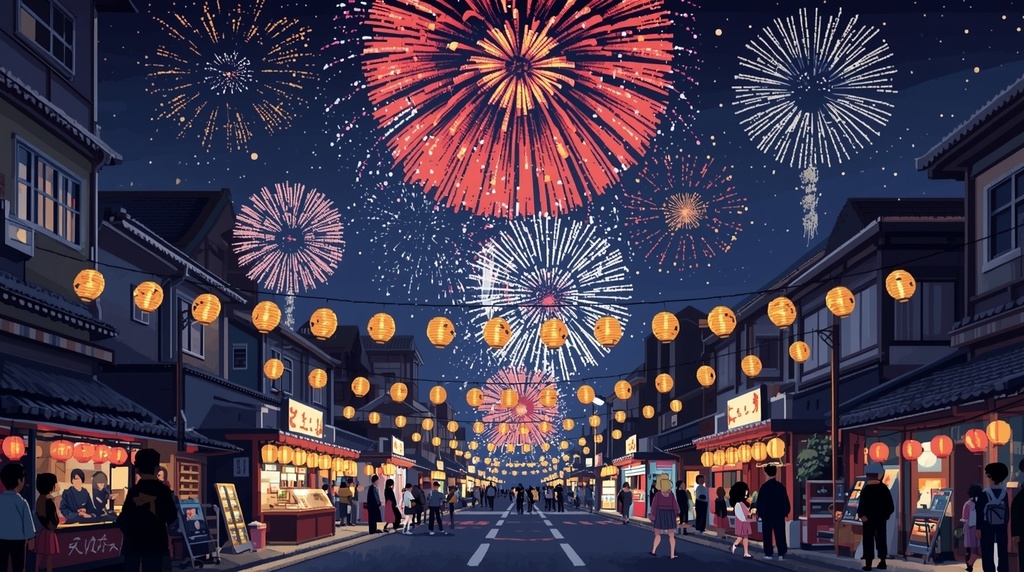 【個人配信者向け】雑談を邪魔しないポピポピ電子音BGM Vol.60「夏祭り」