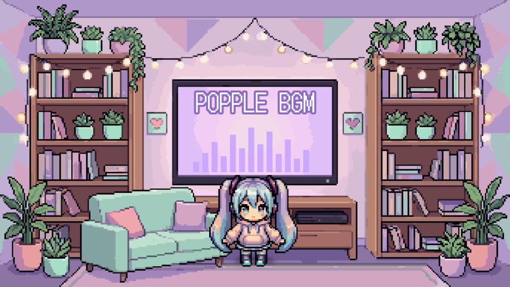 【個人配信者向け】雑談を邪魔しないポピポピ電子音BGM Vol.111「まったり配信部屋」