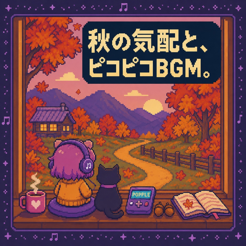 【個人配信者向け】雑談を邪魔しないポピポピ電子音BGM Vol.117「September Evening」