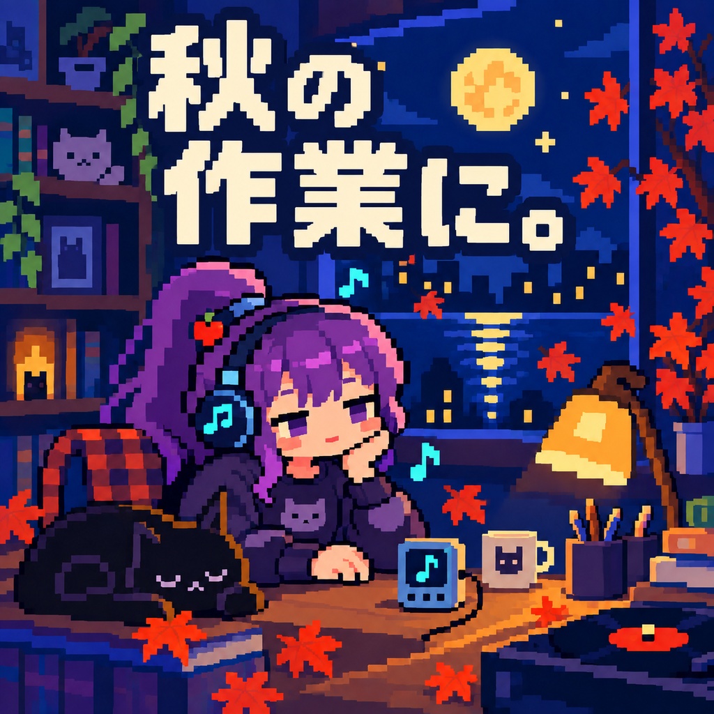 【個人配信者向け】雑談を邪魔しないポピポピ電子音BGM Vol.120「秋の時間に。」
