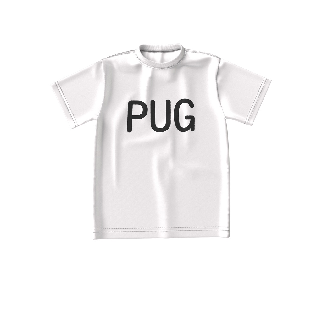 ビッグシルエットPUGTシャツ　S~XL