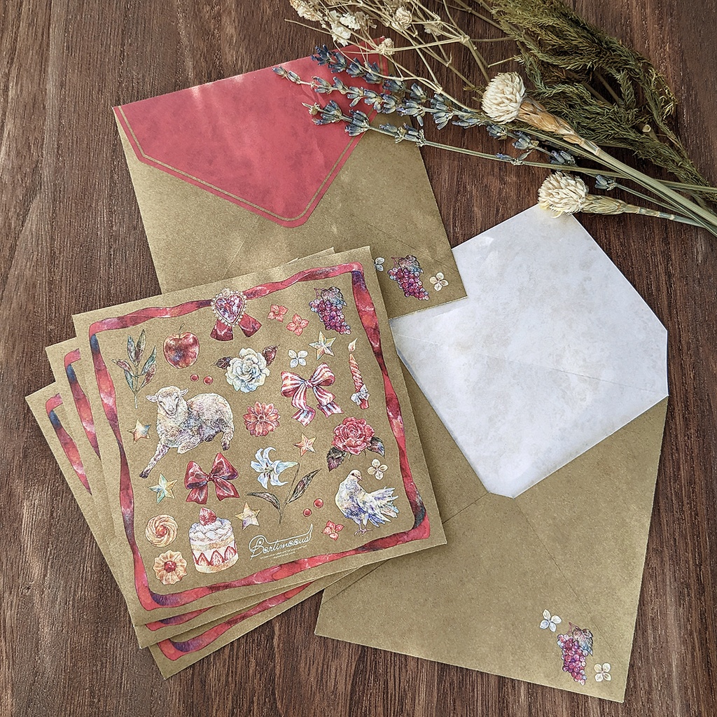 封筒・便せん《rejoice》