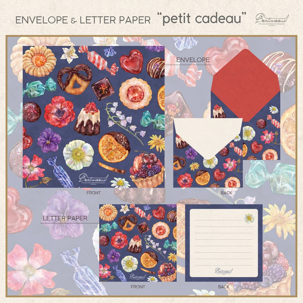 封筒・便せん《petit cadeau》