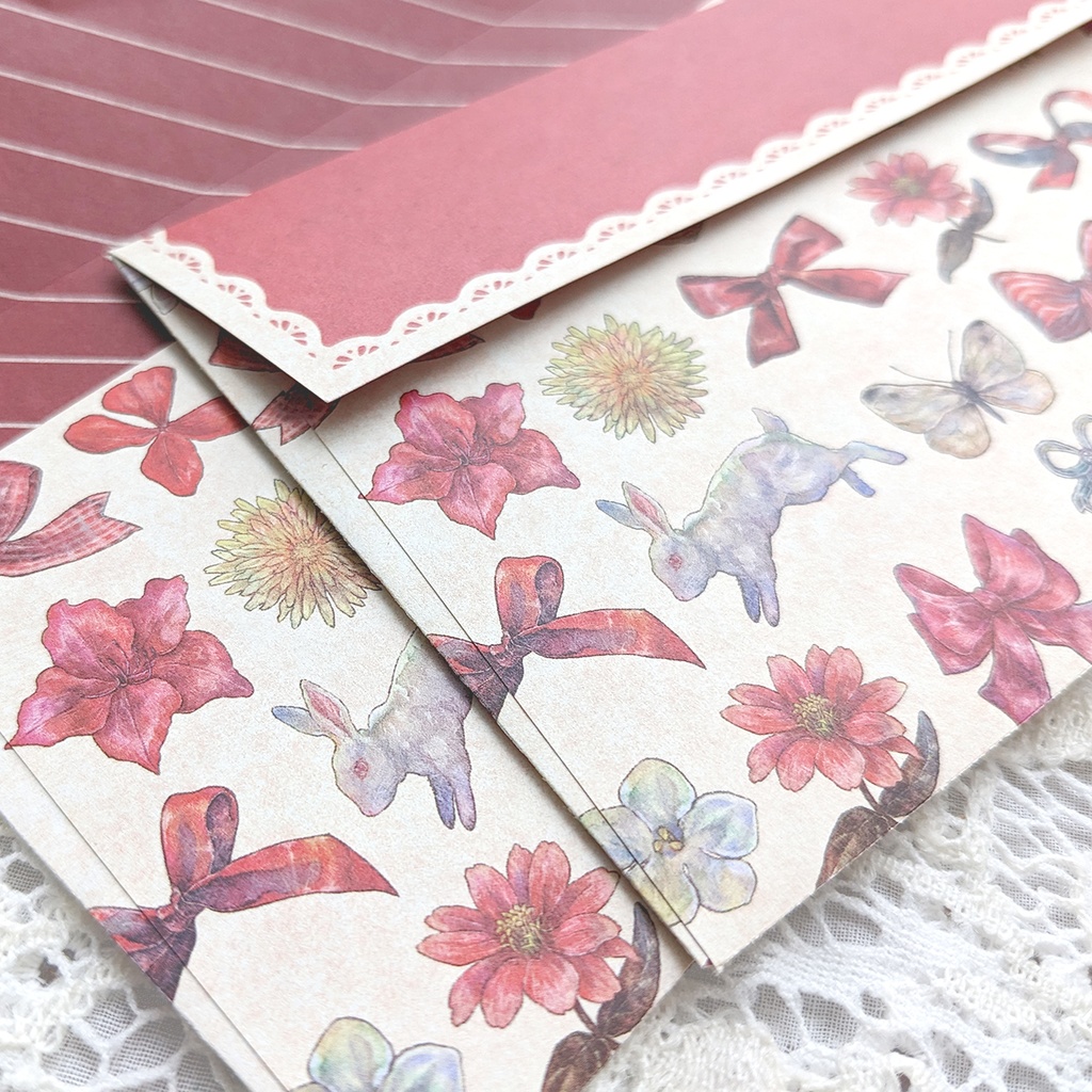 スクエアレターセット《Full of the joys of spring》