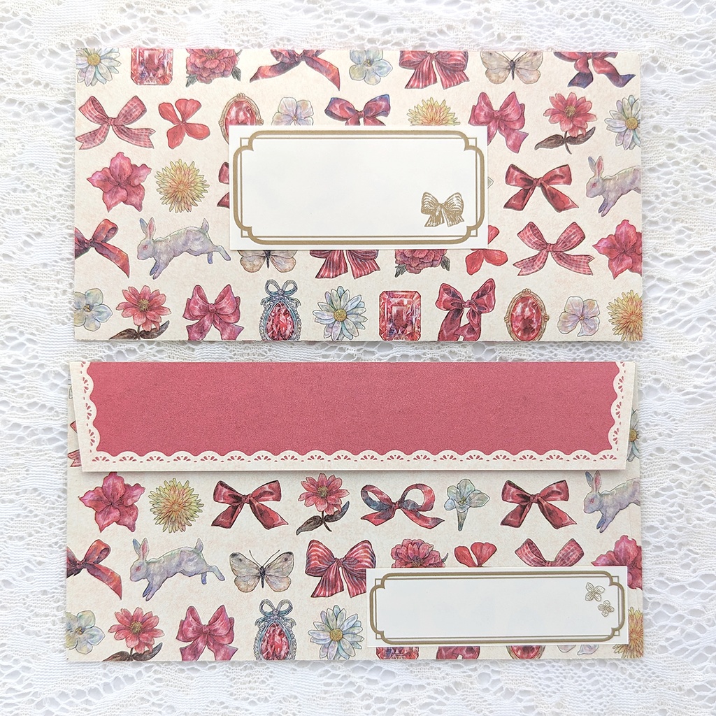 スクエアレターセット《Full of the joys of spring》