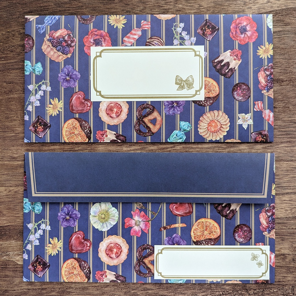 スクエアレターセット《petit cadeau》