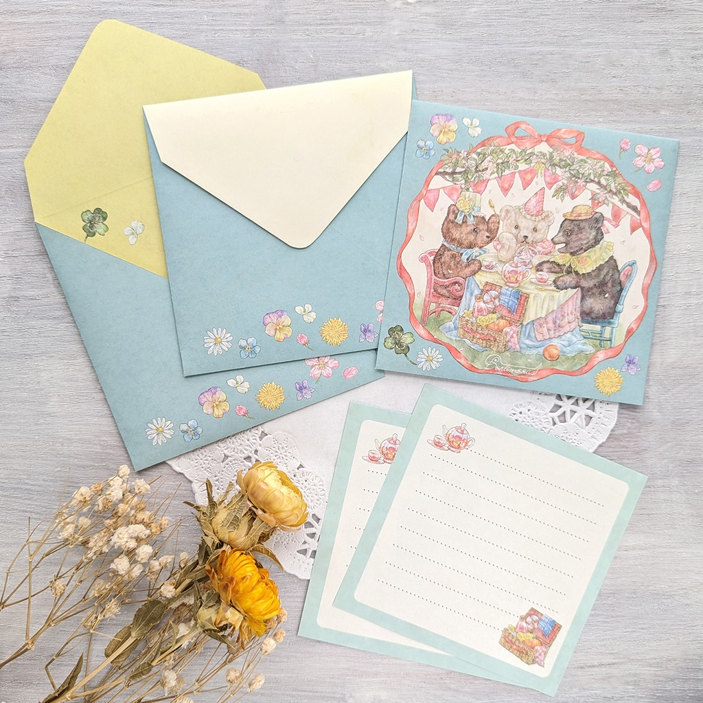 こぐまの文具缶セット