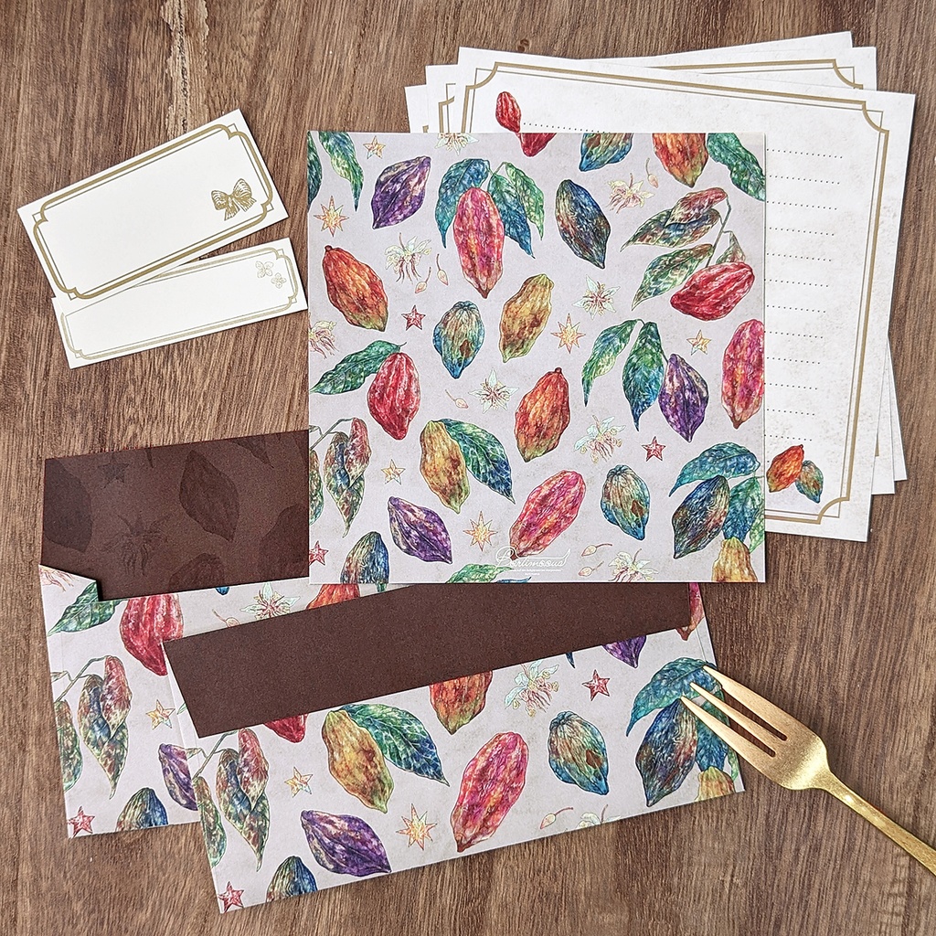 スクエアレターセット《Cacao! Cacao!! Cacao!!!》