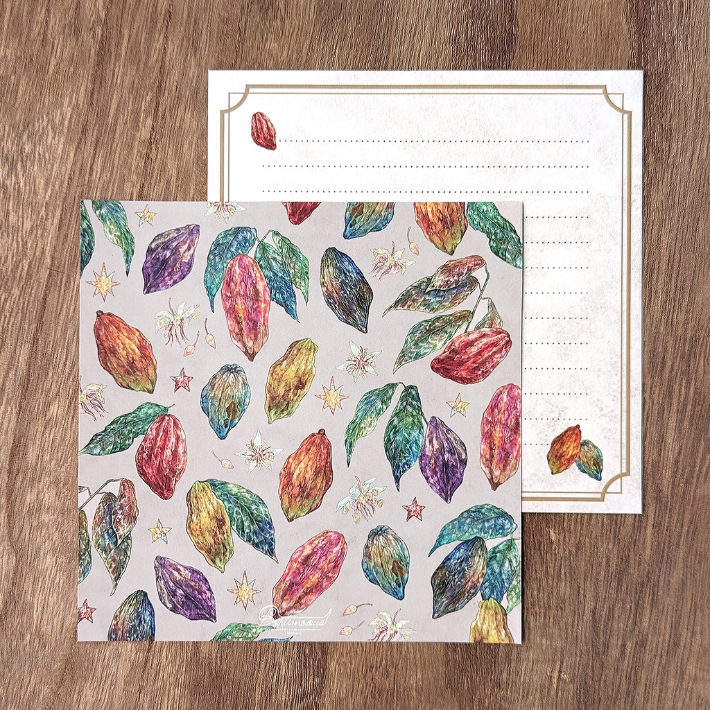 スクエアレターセット《Cacao! Cacao!! Cacao!!!》