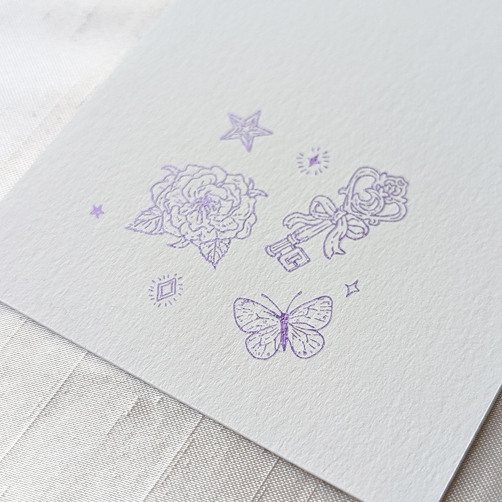 箔転写シール《Twilight》/《Midnight》