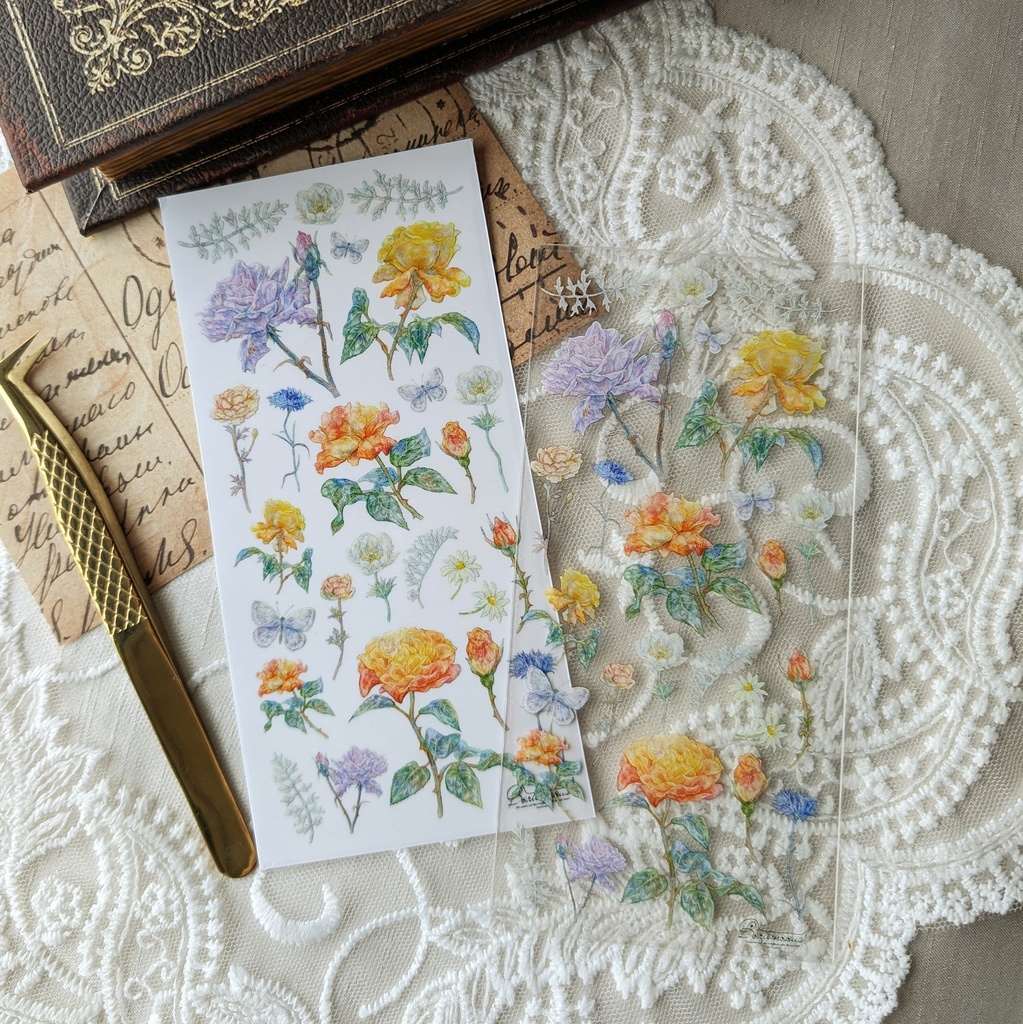 フリーカットステッカー