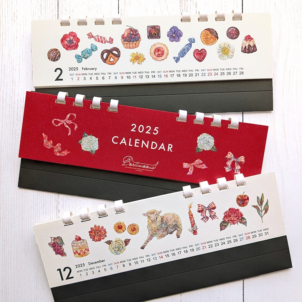 【数量限定】bartimaeus 2025年 卓上カレンダー