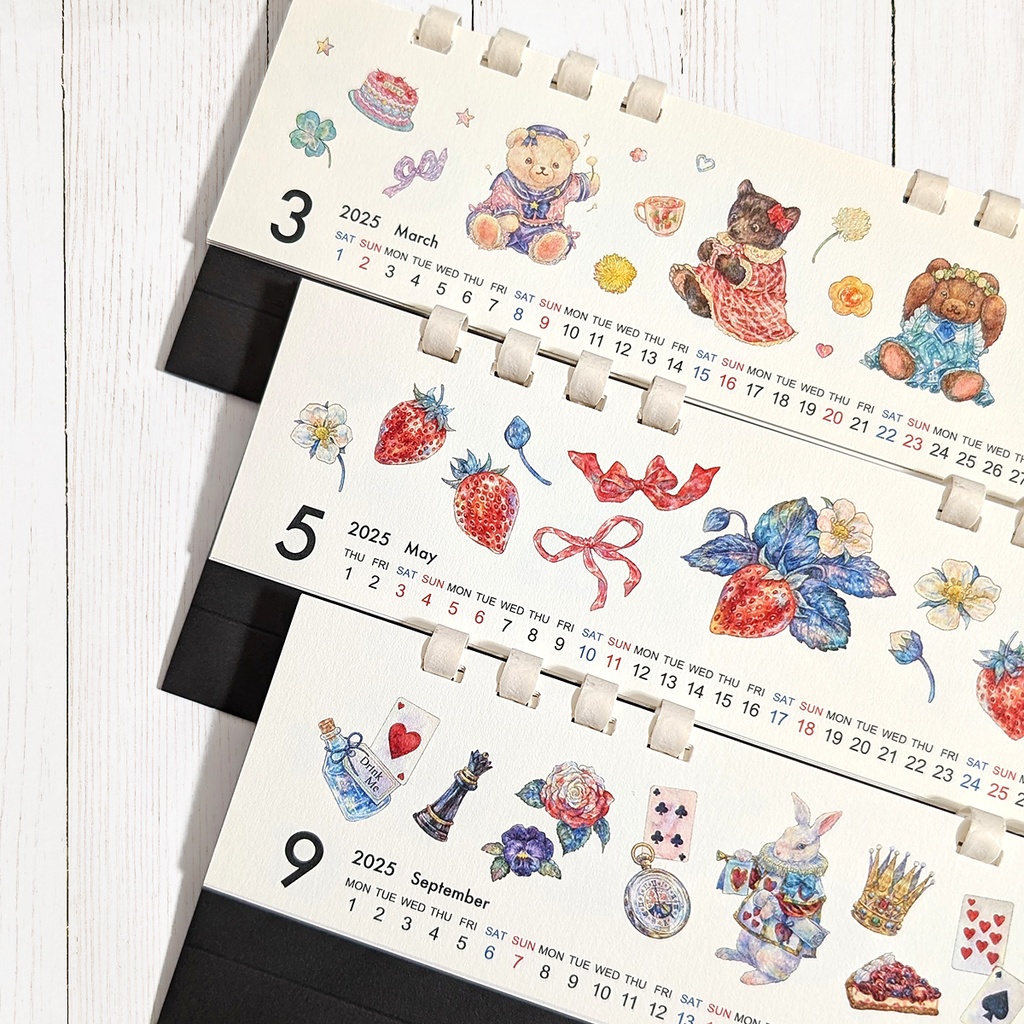 【数量限定】bartimaeus 2025年 卓上カレンダー