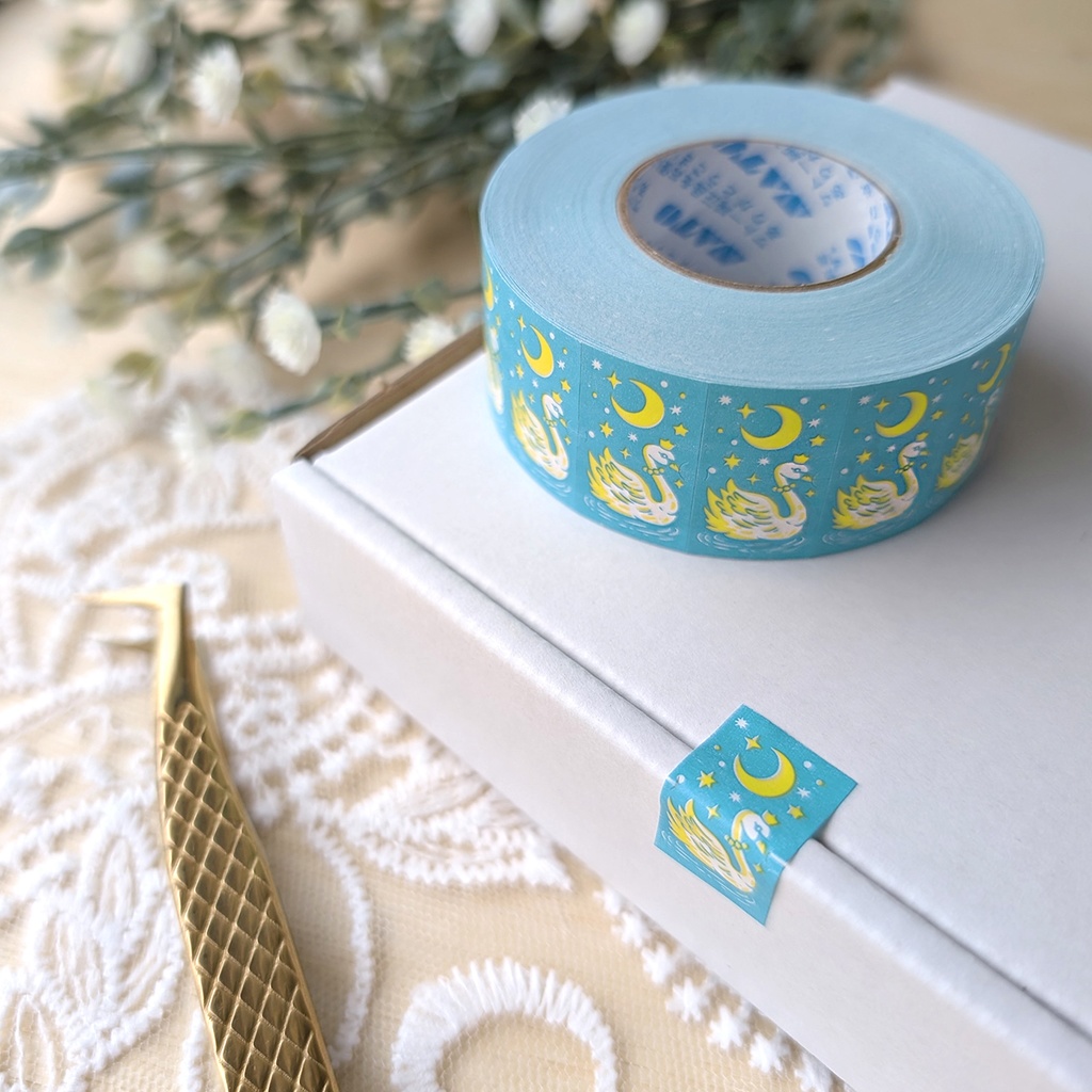 ラベラーシール《白鳥》