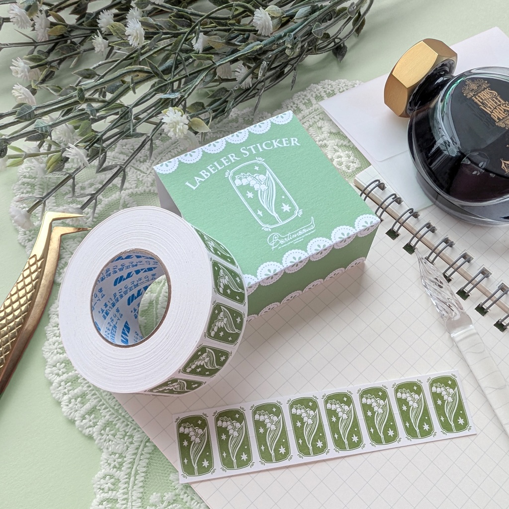 ラベラーシール《宝石》《ケーキ》《バラ》《スズラン》