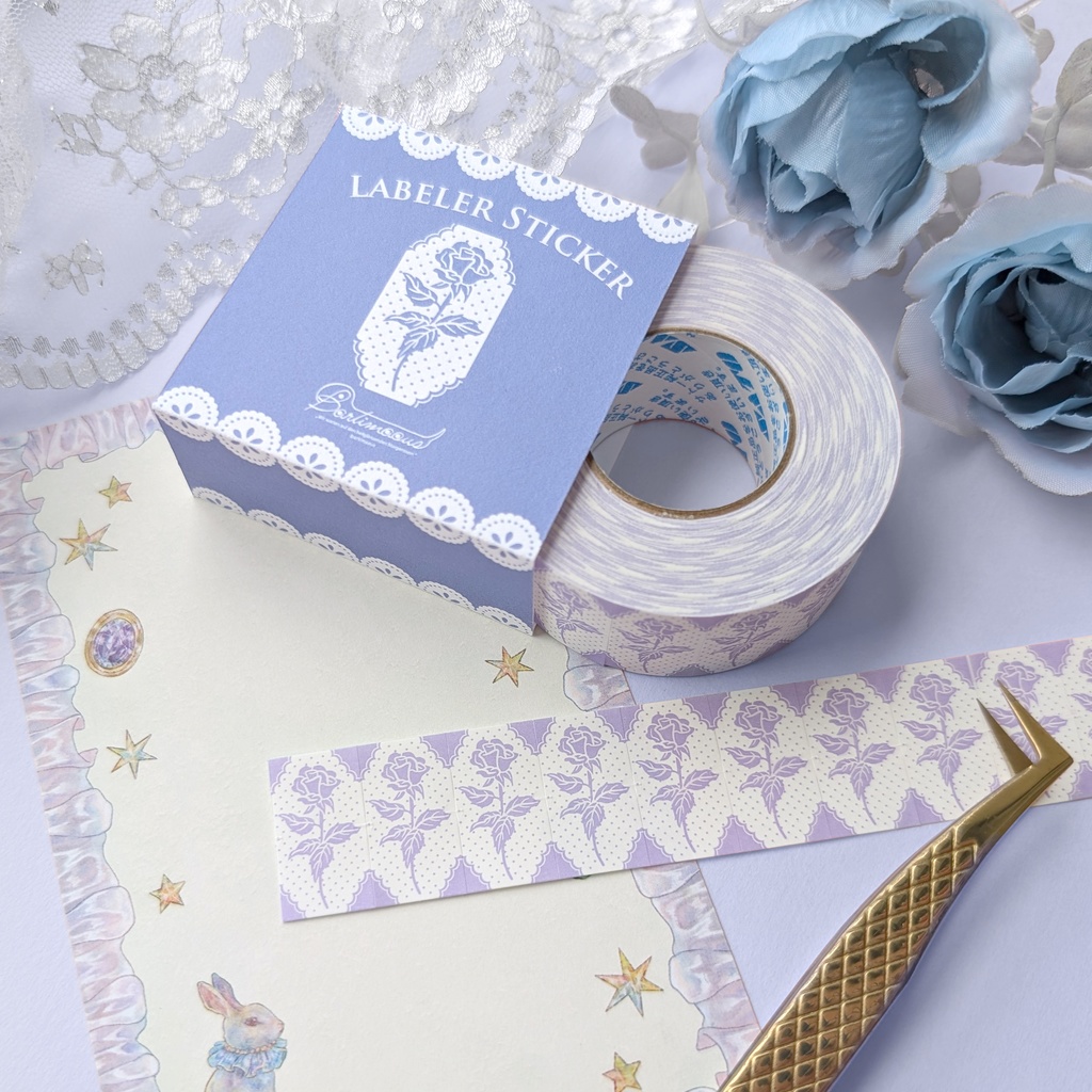 ラベラーシール《宝石》《ケーキ》《バラ》《スズラン》