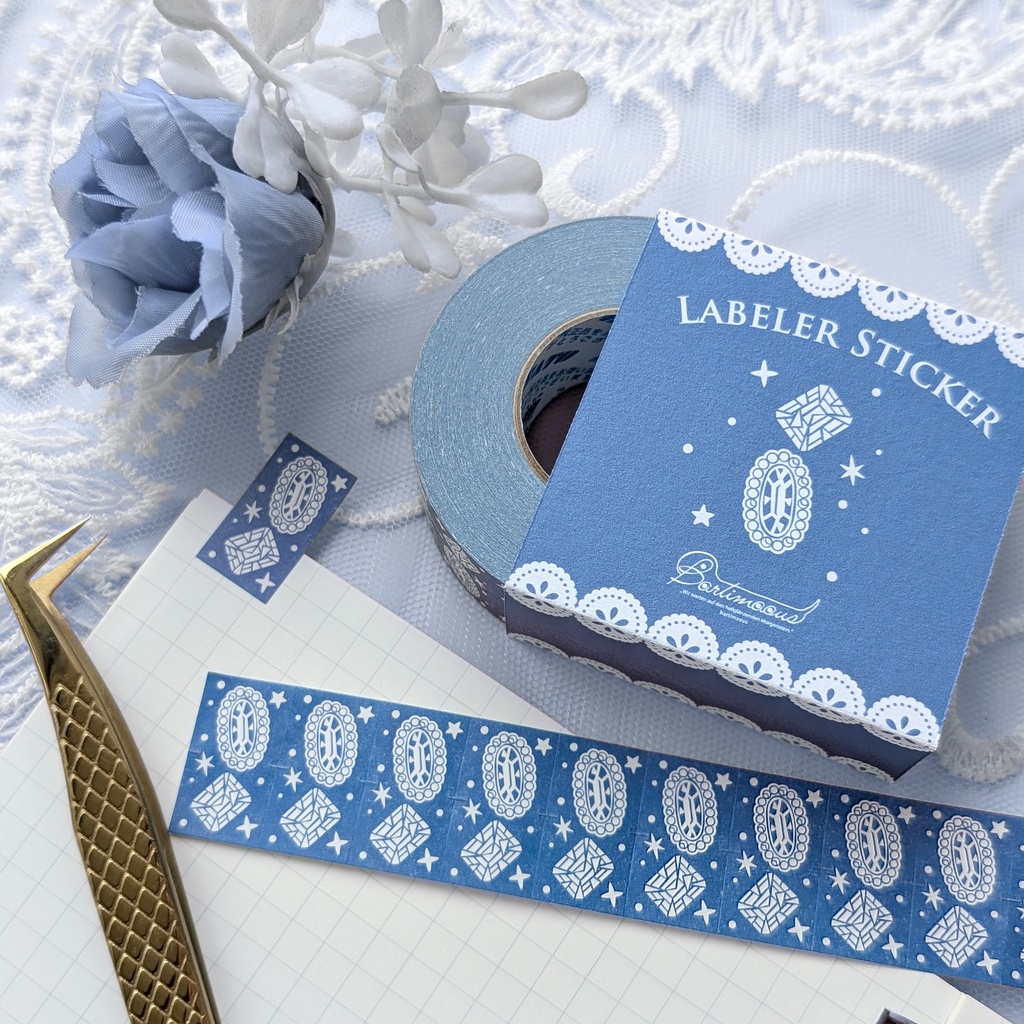 ラベラーシール《宝石》《ケーキ》《バラ》《スズラン》