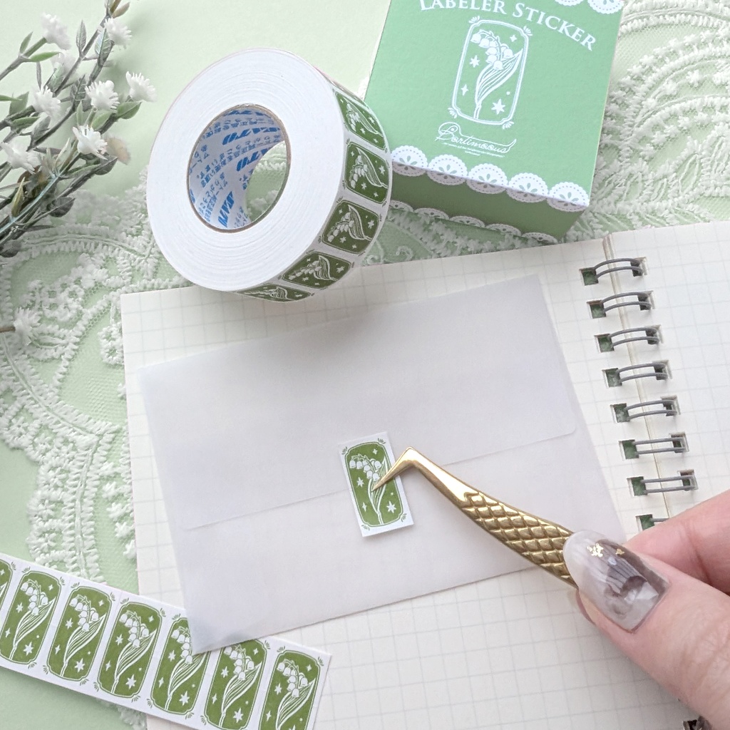 ラベラーシール《宝石》《ケーキ》《バラ》《スズラン》