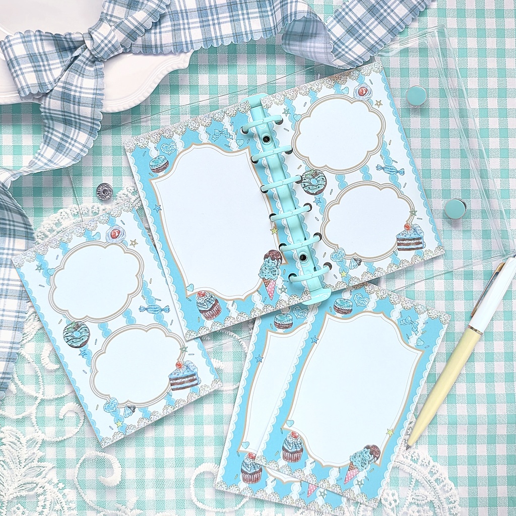 ミニ6 手帳リフィル《スイーツ》《チョコミント》