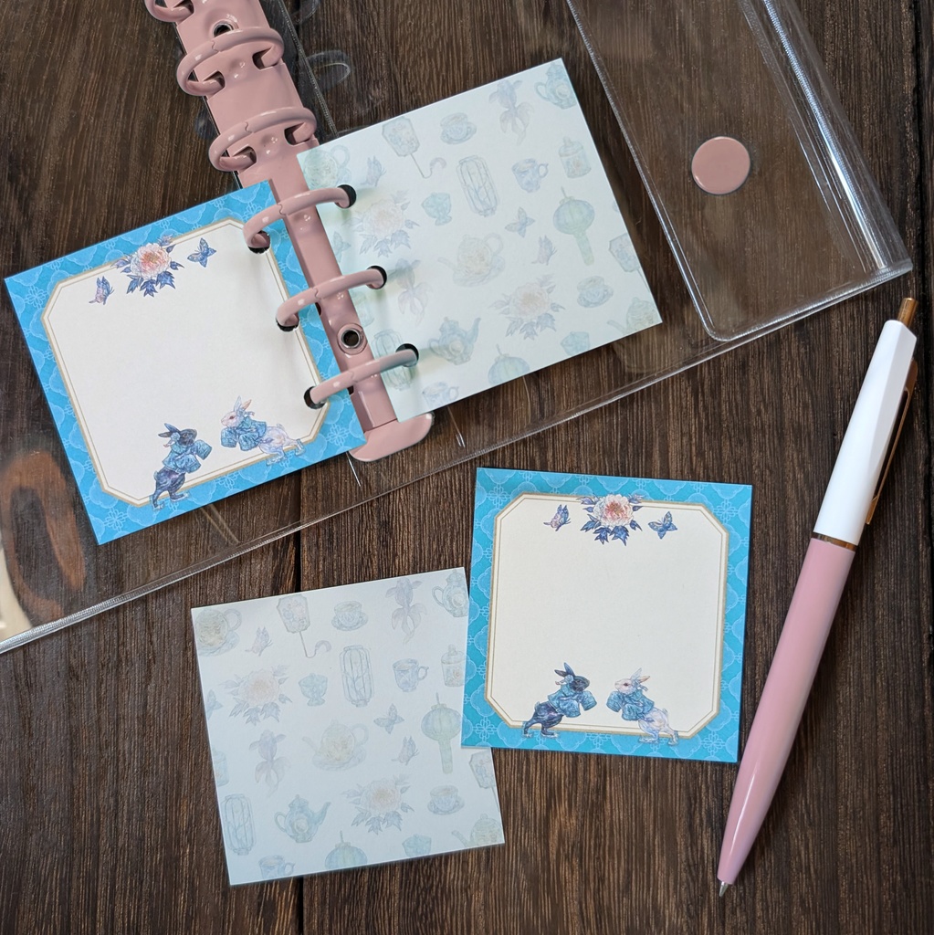 ミニ6手帳リフィル・スクエアメモペーパー《恍如梦境》