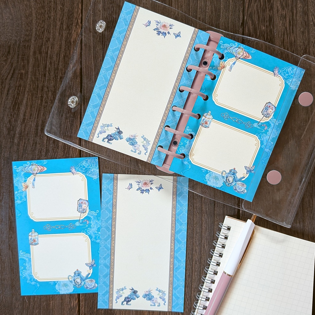 ミニ6手帳リフィル・スクエアメモペーパー《恍如梦境》