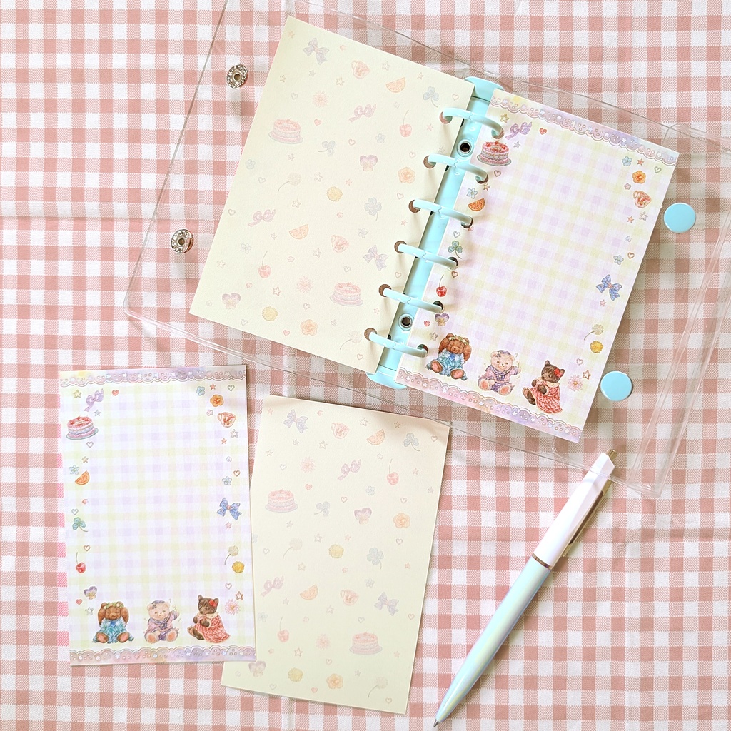 ミニ6手帳リフィル・スクエアメモペーパー《今日のお気に入り》