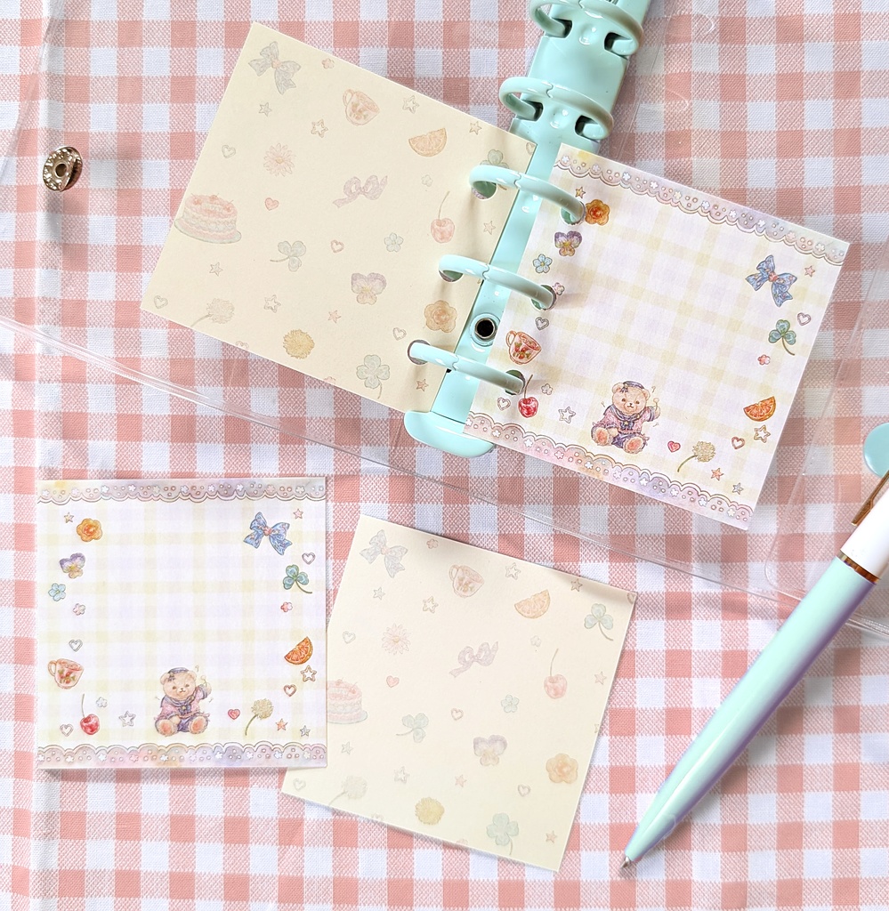 ミニ6手帳リフィル・スクエアメモペーパー《今日のお気に入り》