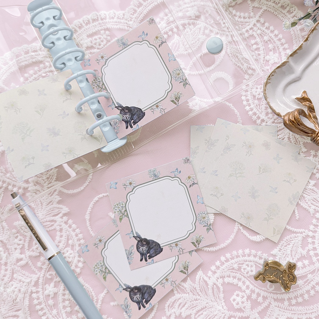 【新作】ミニ6手帳リフィル・スクエアメモペーパー《dream from slumbe》