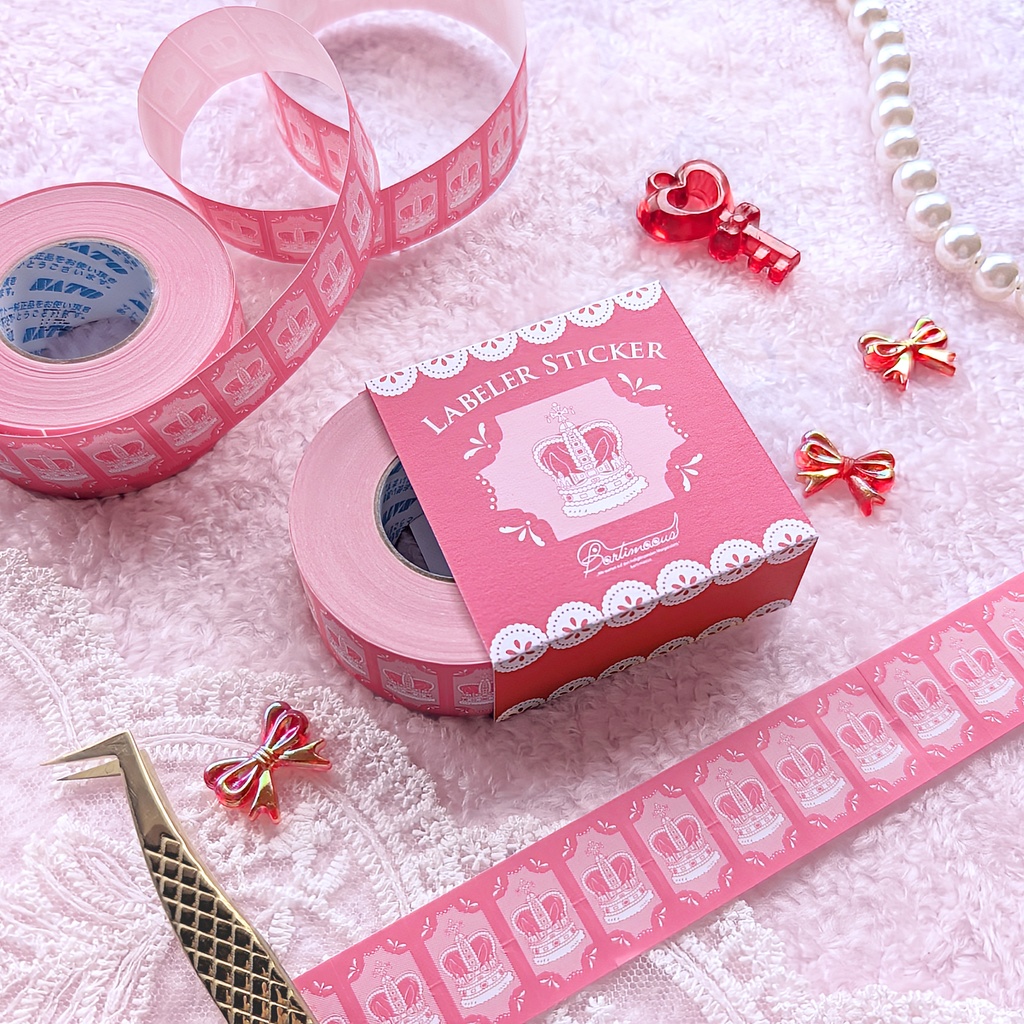 【新作】ラベラーシール《おばけ》《王冠》《バレエシューズ》