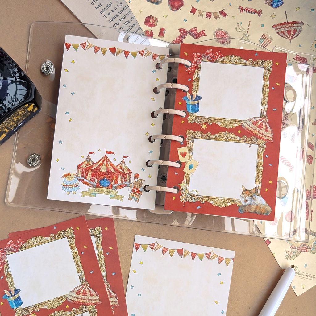 【新作】ミニ6 手帳リフィル《Coffre à jouets》