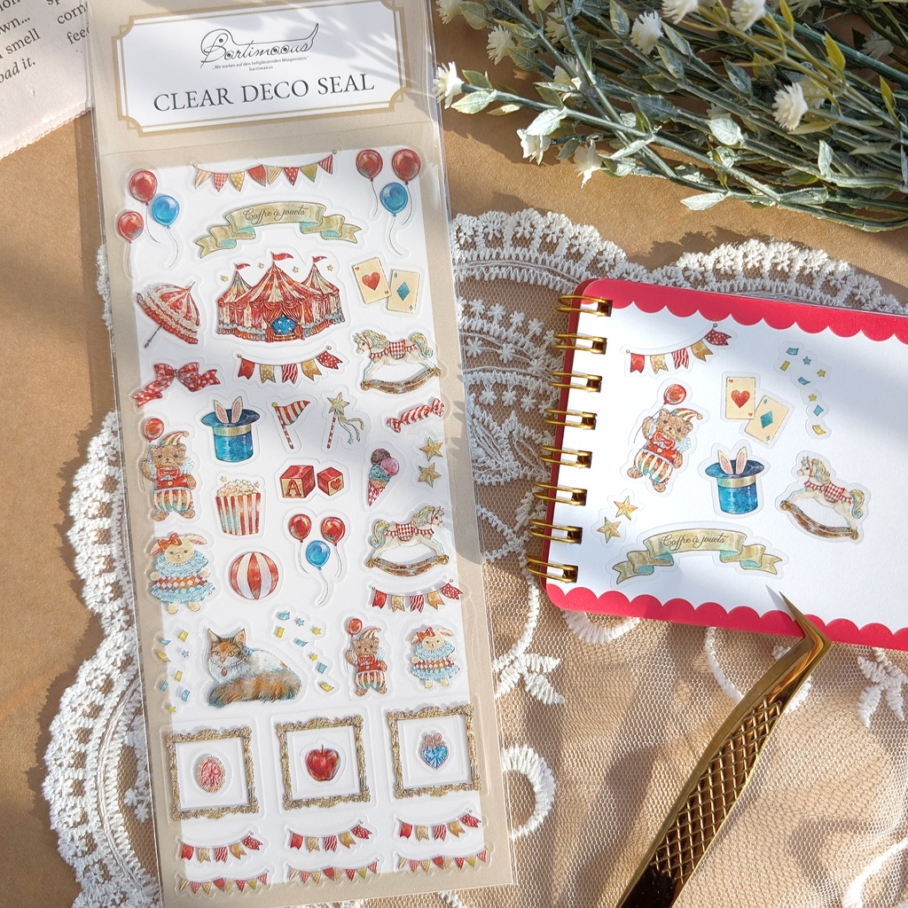 【新作】手帳デコ PETシール《Coffre à jouets》