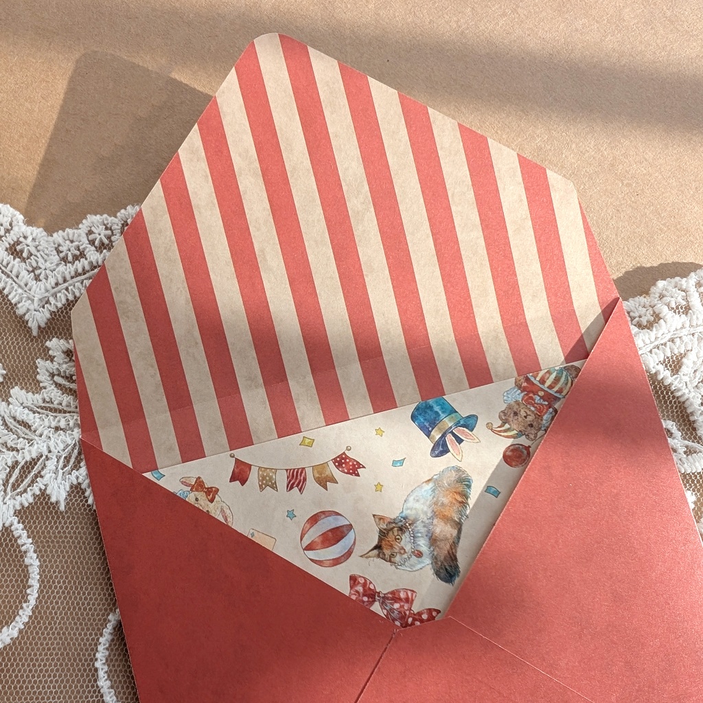 【新作】スクエア封筒・便箋《Coffre à jouets》