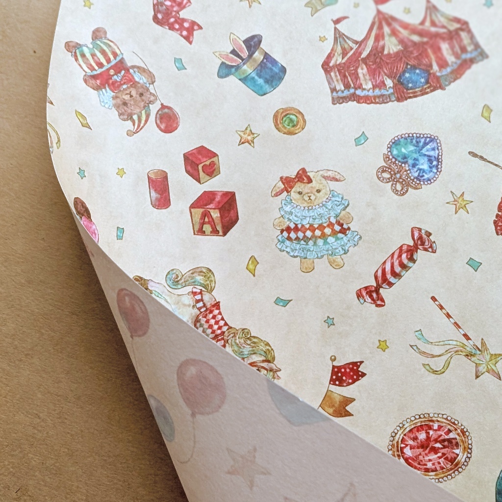 【新作】デザインペーパー《Coffre à jouets》