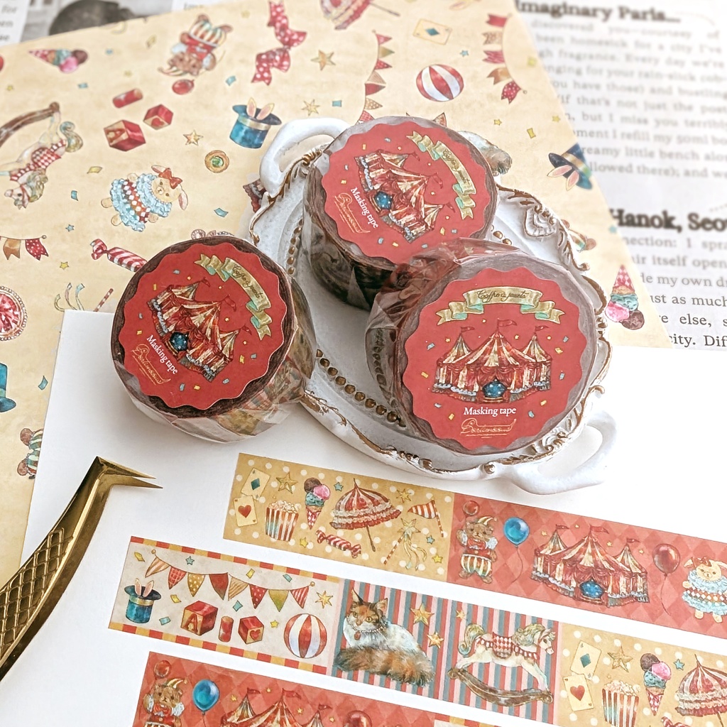 【新作】マスキングテープ《Coffre à jouets》