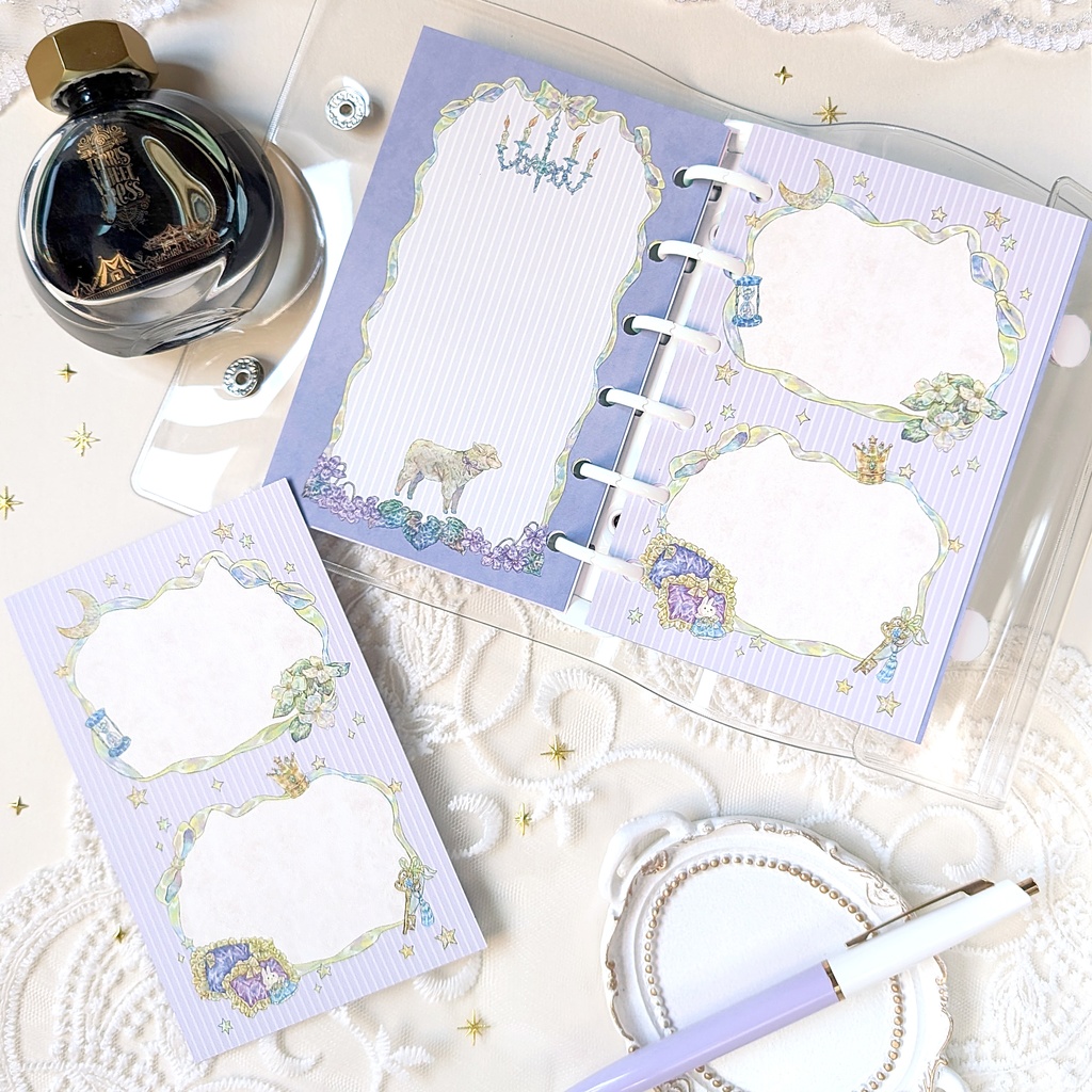 【新作】ミニ6 手帳リフィル《Le Minuit》